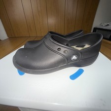 Crocs Work Slip On Clogs Black Size W6 Women Slip Resistant Shoes