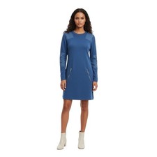 Marc by Marc Jacobs Blue Wool Blend Utility Dress | Zip Pockets | M