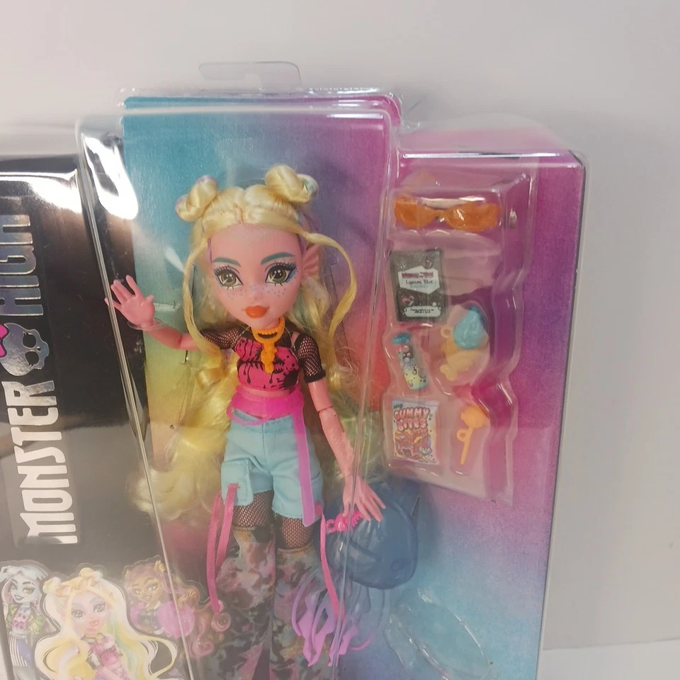 Monster High: Muñeca Azul Lagoona con Accesorios Nuevo en Paquete Foto 3 de 4