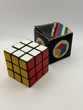 Vintage 3x3 Rubik's Style Puzzle Cube w/ Box Taiwan 1980s Era