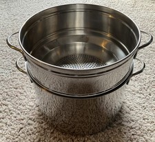 Triplinox 18/10 Stainless Steel 8 qt Stock Pot W/Strainer Made In France