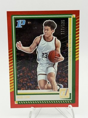 WEI LIN 2025-26 DONRUSS RED HYPER 1ST ROOKIE BASKETBALL /125 #124Q0154