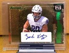 2023 Leaf Pro Set Pure Zack Kuntz Action Ink Sparkle Auto AI-ZK1 Platinum 2/3