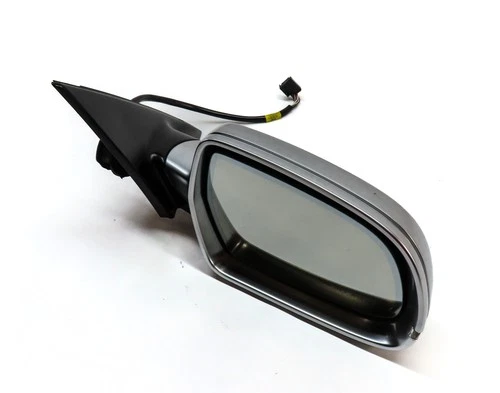 10-16 AUDI S4 (B8 8K) RIGHT MANUAL FOLD HEATED AUTODIM DOOR MIRROR (ALUMINUM)