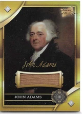 2025 Pieces of the Past John Adams Wood Relic (Eric C. Caren Archive Collection)