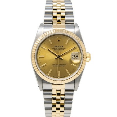 Rolex Datejust 31 Steel & Gold 68273 Champagne Index, Jubilee - Pre-owned