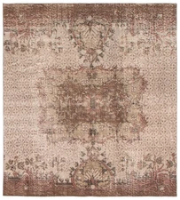 4'11" x 5'7" Vintage Hand Knotted Area Rug Traditional Oriental Wool Carpet