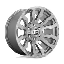 20x8.25 Fuel D693 Blitz Dually Rear Platinum Gun Metal Wheel 8x6.5 -246mm