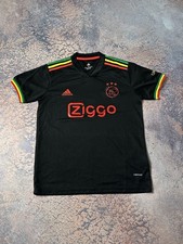 Adidas Maglia Calcio Uomo M Ajax Amsterdam Bob Marley Third Nero Giamaica