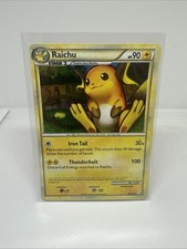 Pokemon Card - Raichu HeartGold SoulSilver 10/123 Holo Rare - MP