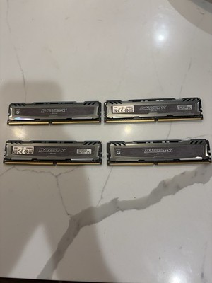 Crucial Ballistix 16GB (4x4GB) DDR4 2400MHz CL16 RAM BLS4G4D240FSB