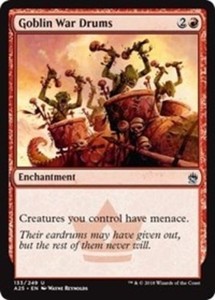 Goblin War Drums - Masters 25 #133/249 Uncommon Enchantment