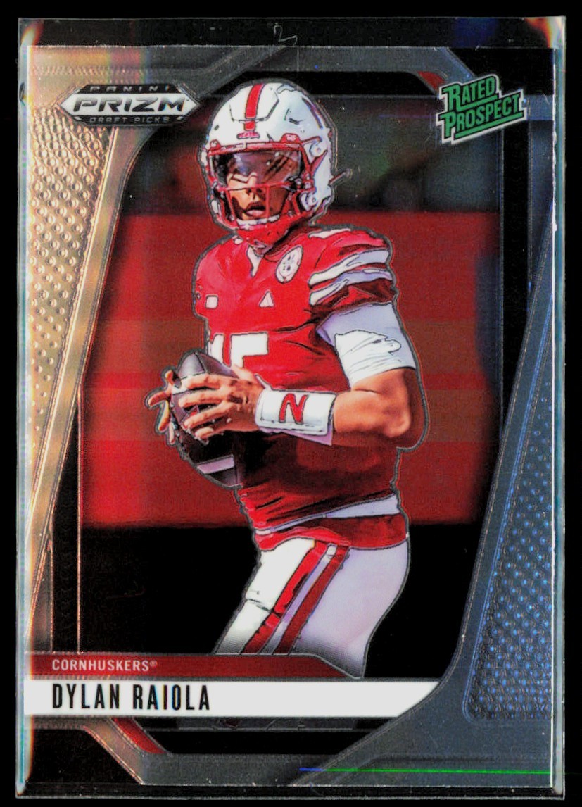 2025 Prizm Draft Picks Rated Prospects Dylan Raiola Nebraska Cornhuskers #158