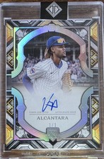 Kevin Alcantara 2025 Topps Transcendent Rookie Showcase On Card Auto Cubs 1/1!!!. rookie card picture