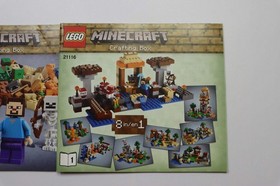 LEGO&reg; Minecraft 21116 Crafting Box Instruction Manuals Only!