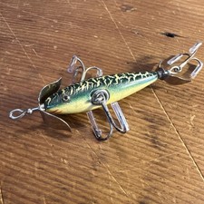 Pflueger Neverfail 3 Hook Trade Minnow . Stunning Crackle Back
