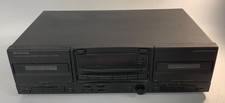 Vtg Kenwood KX-W895 Dual Cassette Deck Tape Player Powers On NO FURTHER TESTING