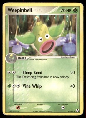 Pokémon TCG  Uncommon Regular weepinbell