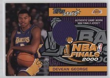 2000-01 Topps Stars Game Jersey Devean George #TSR11A px8