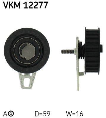 Right SKF SWEDEN VKM 12277 Tensioner Pulley, timing belt for ALFA ROMEO,LANCIA - Image 2