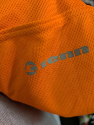 Tenn Outdoor Top Mens Medium Orange Colorblock High Performance Quarter Zip - Picture 7 of 7