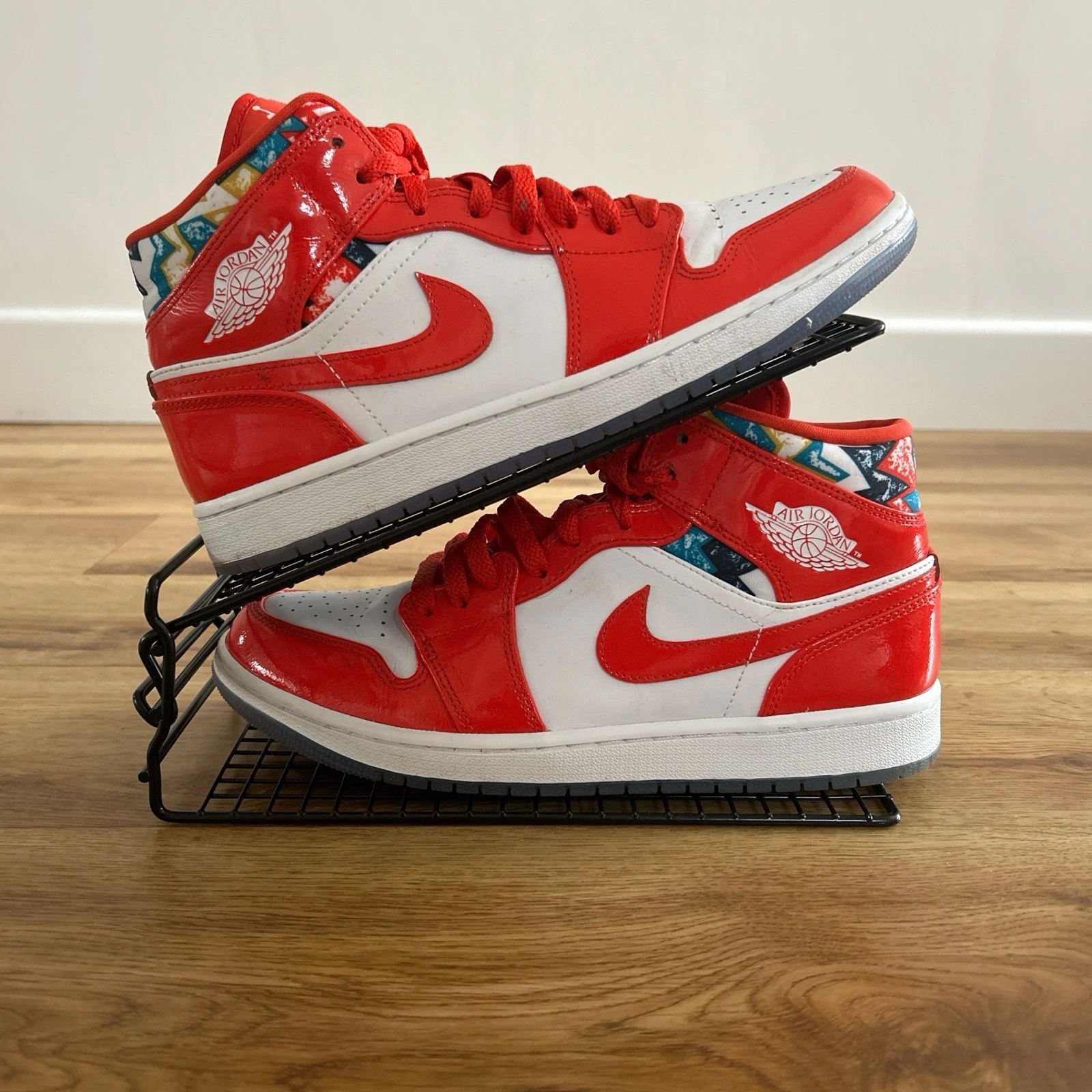 Jordan 1 Mid Barcelona rara UK 7.5 (DIFFICILE DA TROVARE ONLINE!)