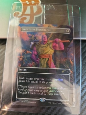 Magic the Gathering PSA Magazine Promo Swords to Plowshares Thanos