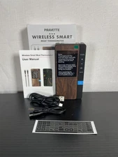 Pravette Brown Wireless Smart Meat Thermometer With User Manual