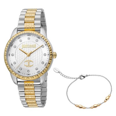Just Cavalli Uhr JC1L176M0085 Damen Quarz Stahlband Stahl Neu