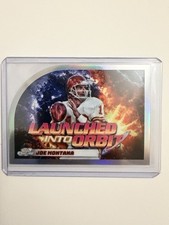 2024 Topps Chrome Launched Into Orbit Die-Cut Refractor Joe Montana Chiefs GL12
