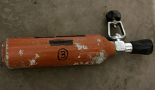 Orange Small Scuba Cylinder Tank w/ Yoke Valve 207 Bar First Stage Combo CPU