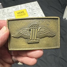 Harley-Davidson Winged Number 1 Belt Buckle Collectible