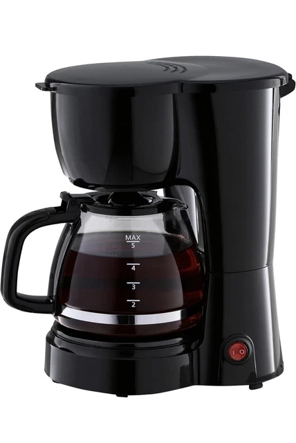 5-Cup Black Drip Coffee Maker Compact Coffee Machine New in Box