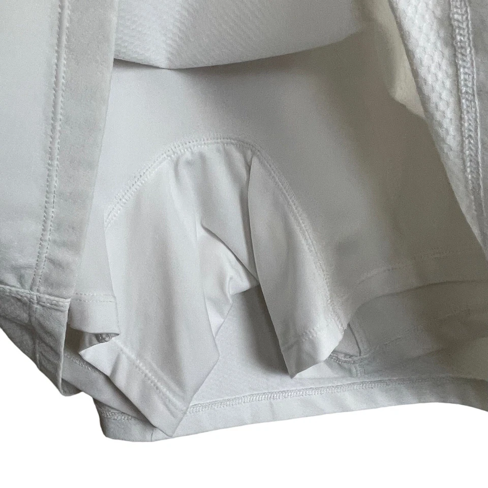 Falda de golf Jofit para mujer talla XL blanca bolsillos cortos Foto 3 de 4