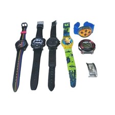Lot Of 7 Pcs Wrist Electornics Armitron Konami SwissArmy SharkTale Batman *AS IS