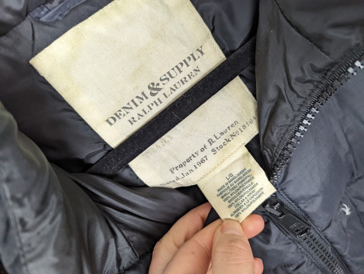 RALPH LAUREN Denim & Supply USA Flag Goose Down Puffer RALPH LAUREN Denim & Supply USA Flag Goose Down Puffer