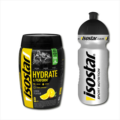 39.98 /kg Isostar Hydrate & Perform Iso Drink Elektrolyten 400g + TRINKFLASCHE