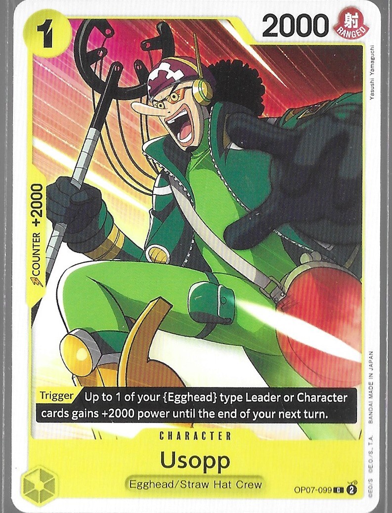 Usopp OP07-099 C 500 Years in the Future One Piece Card ENGLISH