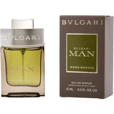 Bvlgari MAN Wood Essence for Men Bulgari Eau de Parfum Spray 0.5 oz