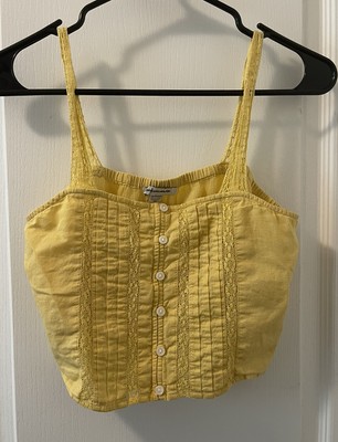 yellow tube top american eagle