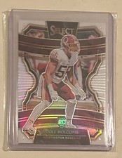 Cole Holcomb Select 2019 #25/35 RC Rookie #63 Panini Prizm Concourse