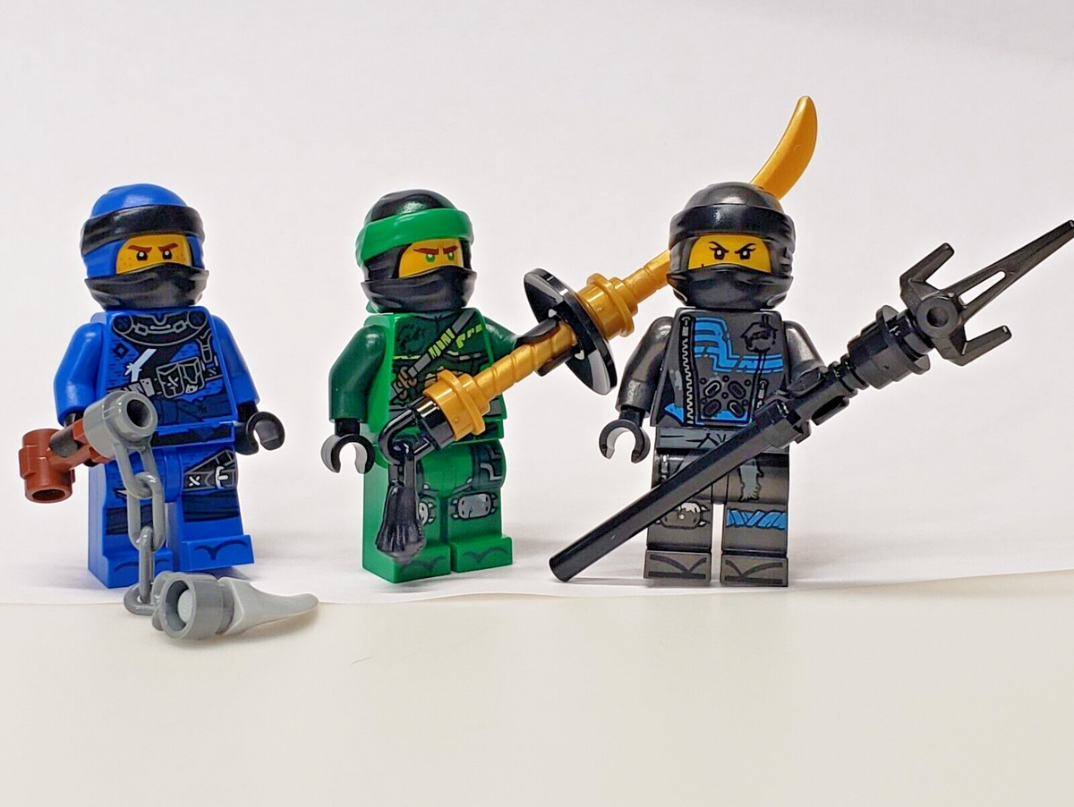 LEGO Ninjago Minifigure LLoyd NYA Jay Hunted pack lot spear
