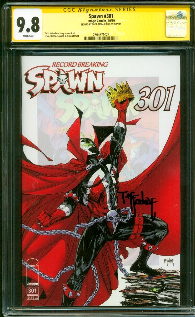 Spawn 301 CGC SS 9.8 Todd McFarlane 10/19 King Spawn Cover 10/19