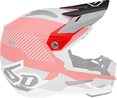 NEW 6D HELMETS ATR-2 Helmet Visor Fusion 72-6103 Red