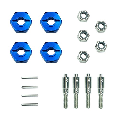 Accessoire Scx24 Poids Roue The Lord Of The Tools 4 Pièces Adaptateur Hexagonal De Poids De Roue