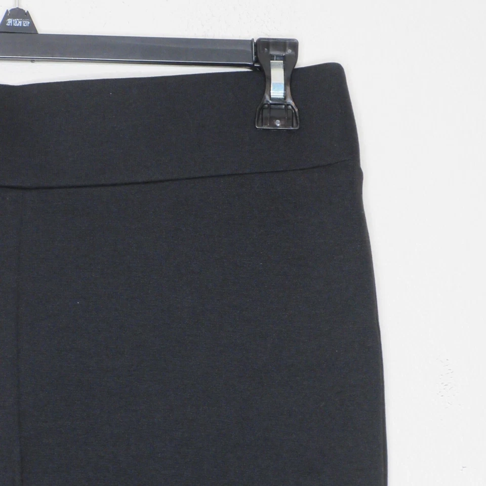 Pantalones de vestir Kasper negros de tiro alto de pierna ancha talla 8 B57 para mujer Foto 4 de 4