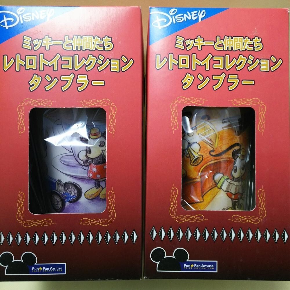 ★ ミッキーと仲間たち 「レトロトイコレクションタンブラー全4種類」 ミッキーと仲間たち「レトロトイコレクションタンブラー全4種類」