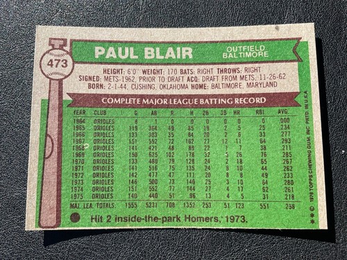 1976 TOPPS BASEBALL SERIES 405-532 PICK CARDS YOU WANT #### - Picture 231 of 387