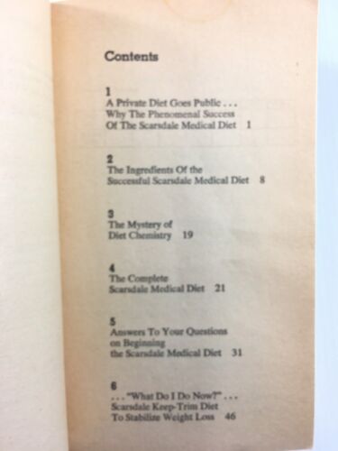 The Complete Scarsdale Medical Diet Plus Lifetime Keep Slim Vintage Book 1979 - Imagen 7 de 12