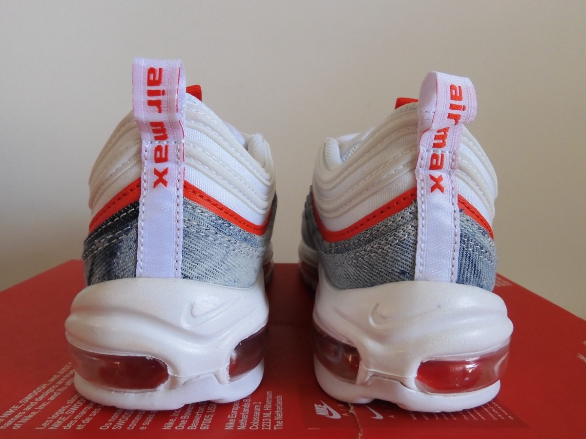 ◆新商品◆AIR MAX 97 WOMENS WHITE/RED◆大人気 Nike Women's Air Max 97 White Chrome – Puffer Reds